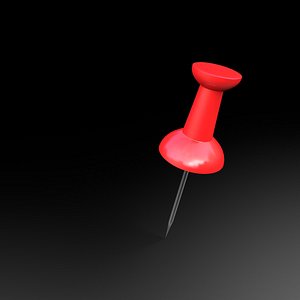 3D push pin