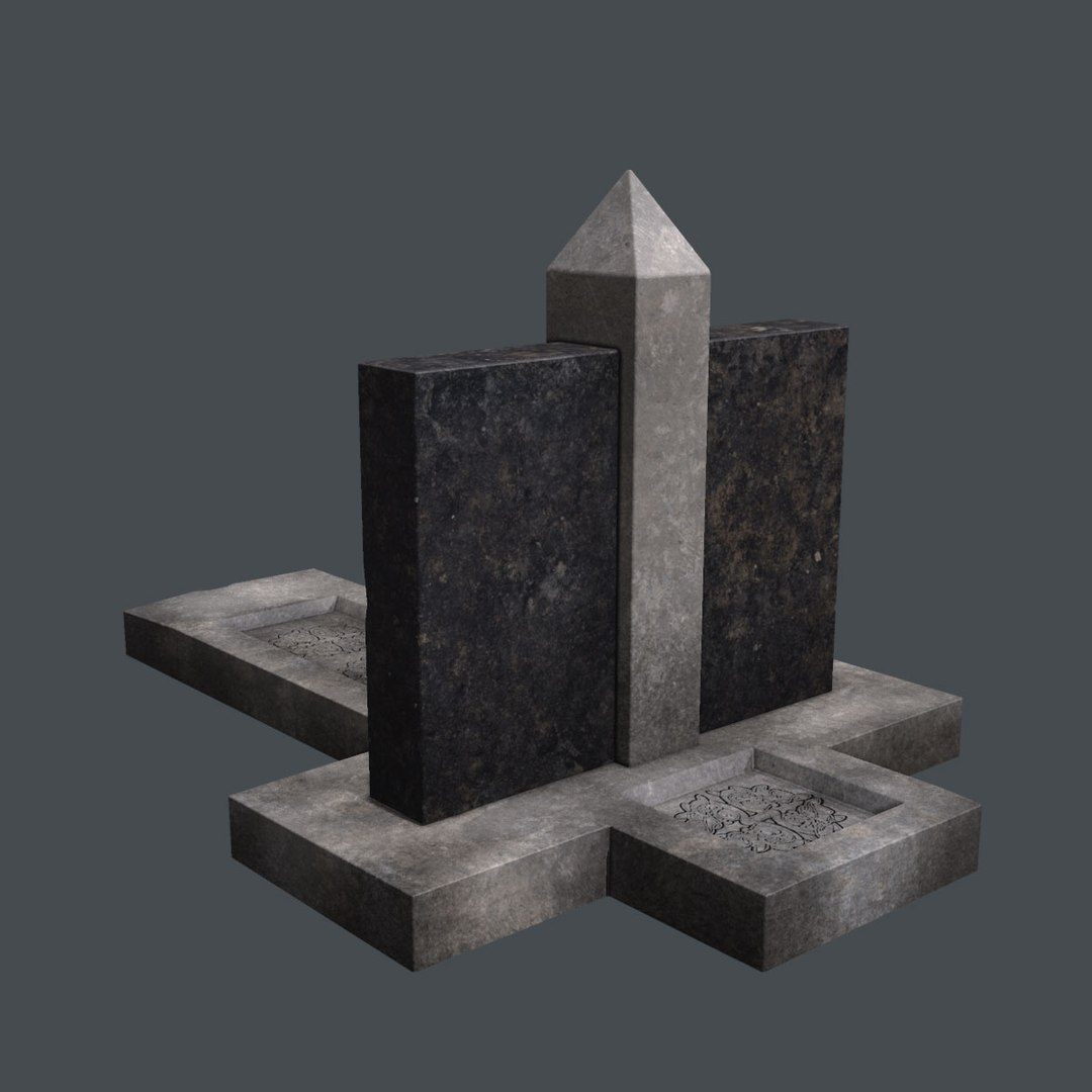 3d gravestone 10 model