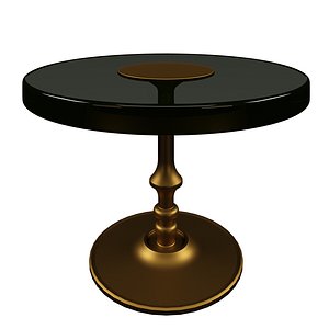 COFFEE TABLE SUE BRASS 3D model
