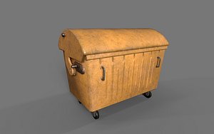dumpster games metallic 3D model