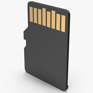 3D model Micro SD Card