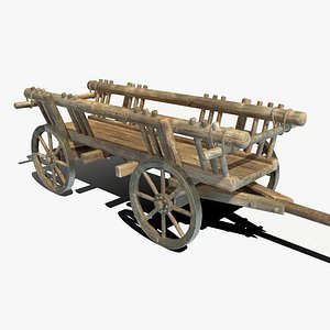 3D model Medieval Wagon