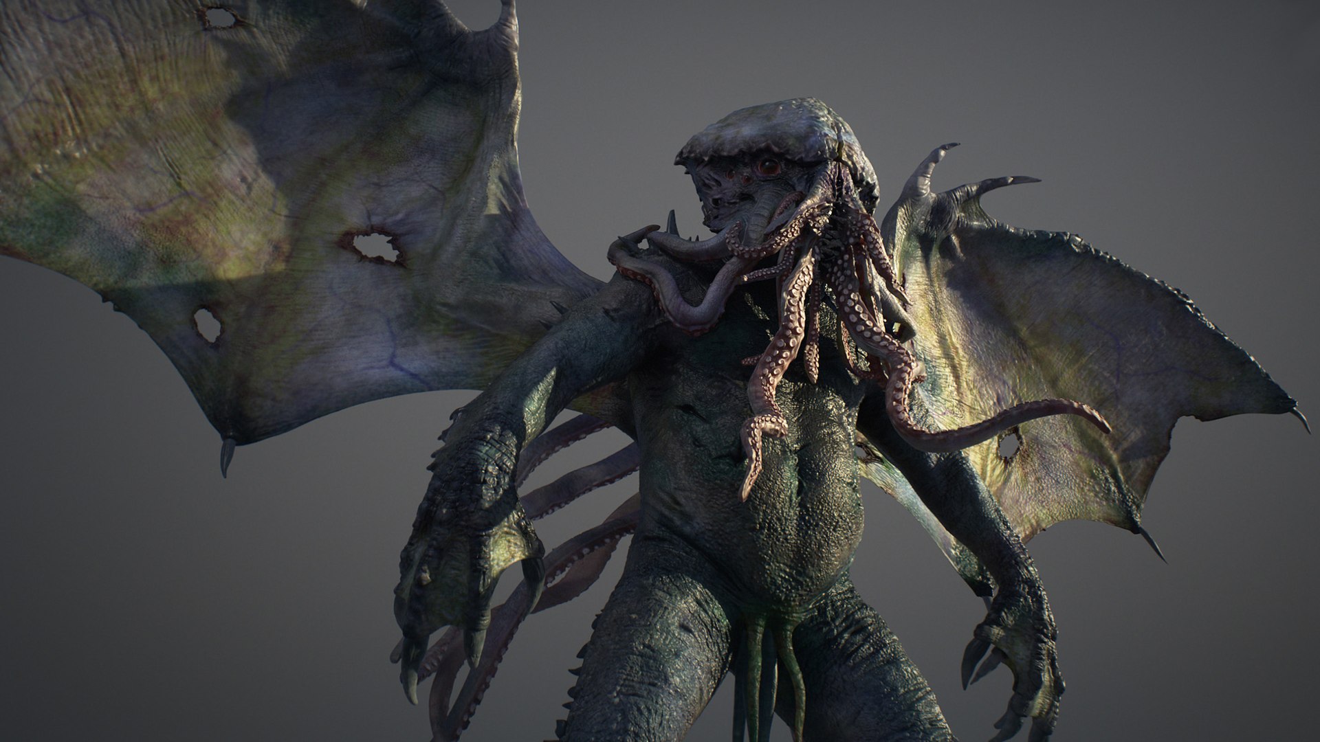 Cthulhu model https://p.turbosquid.com/ts-thumb/Bg/VLzGfW/2F/cthulhu_05/jpg/1789984443/1920x1080/fit_q87/404e9b5bdbb7926e31ab5ad9d80ee6081d1a6a6a/cthulhu_05.jpg