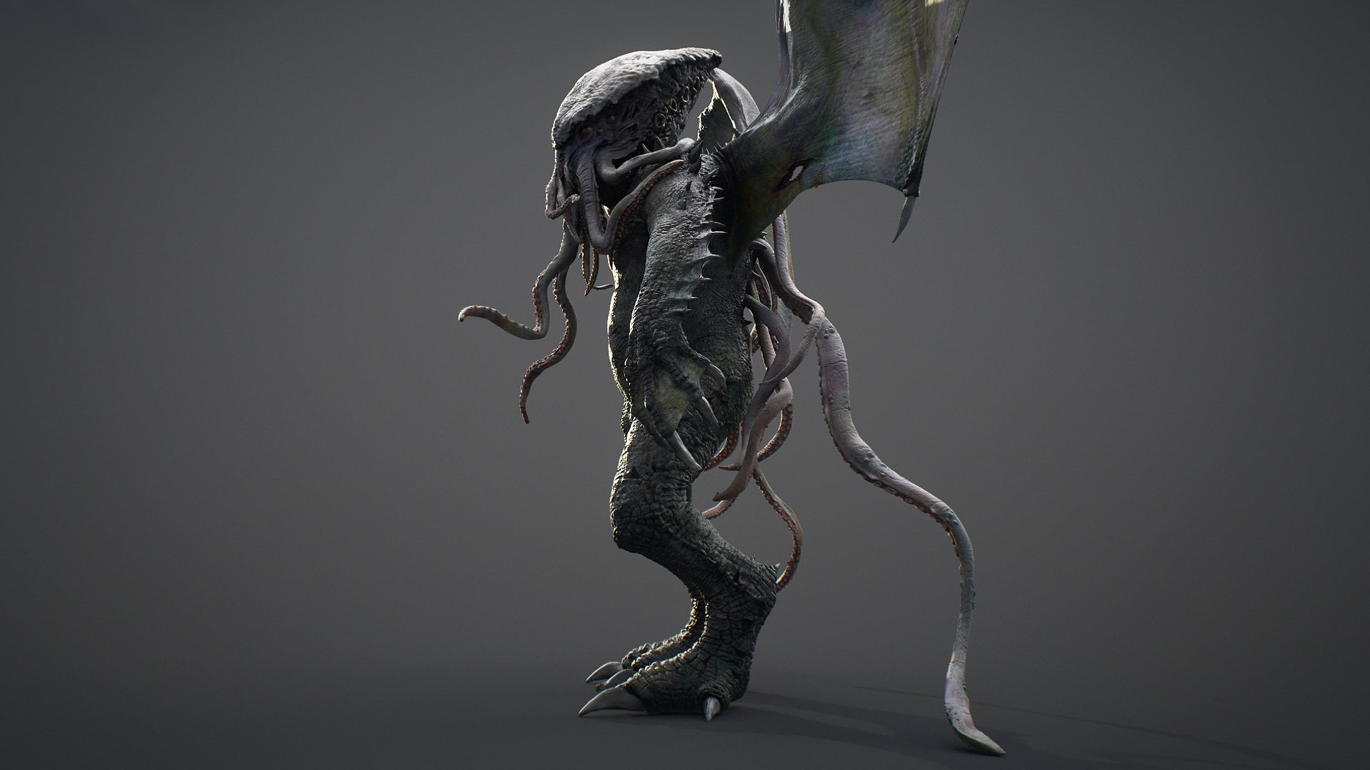 Cthulhu model https://p.turbosquid.com/ts-thumb/Bg/VLzGfW/S8/cthulhu_07/jpg/1789984445/1920x1080/fit_q87/e2e9c5f36cc4410e3b7d0aea3260a5786ab2c69c/cthulhu_07.jpg