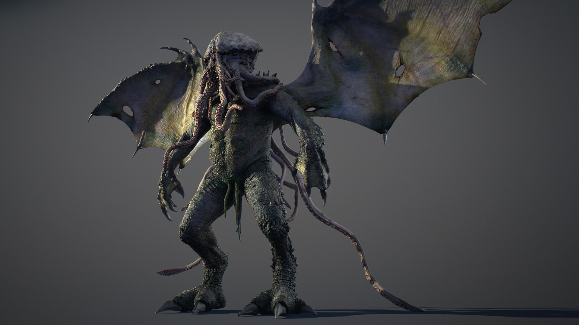 Cthulhu model https://p.turbosquid.com/ts-thumb/Bg/VLzGfW/rz/cthulhu_08/jpg/1789984447/1920x1080/fit_q87/7eb6f58efd754d1432a44e95dbaaa60de9bea7c7/cthulhu_08.jpg