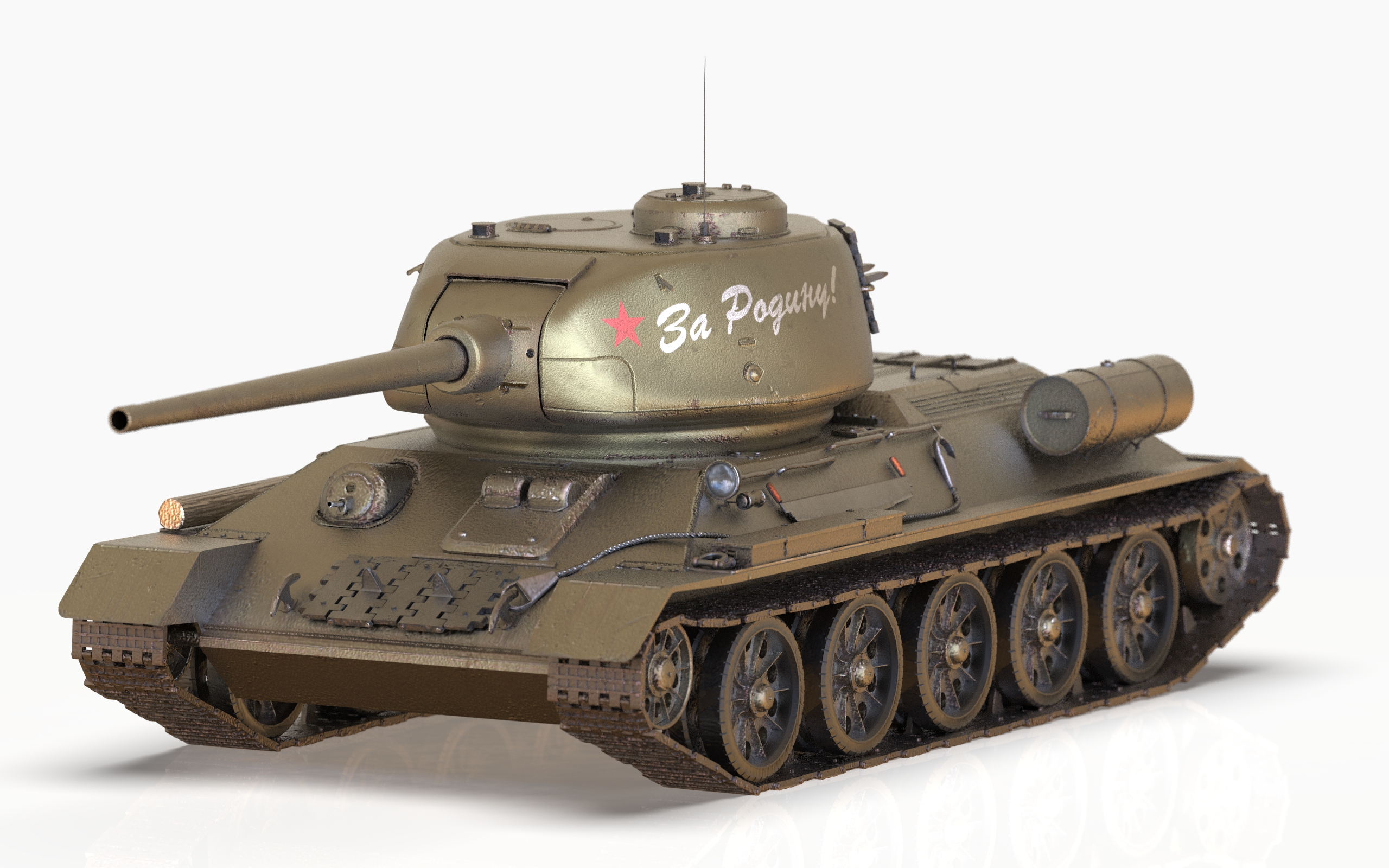 3D soviet tank - TurboSquid 1664304