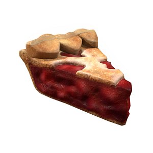 PieStrawberryHeartPiece 3D model