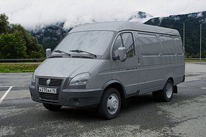 3D GAZ-2705 Gazelle Business 2010 van