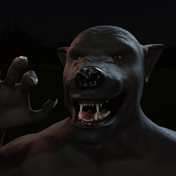 Werewolf fully rigged Modelo 3D - TurboSquid 1977386