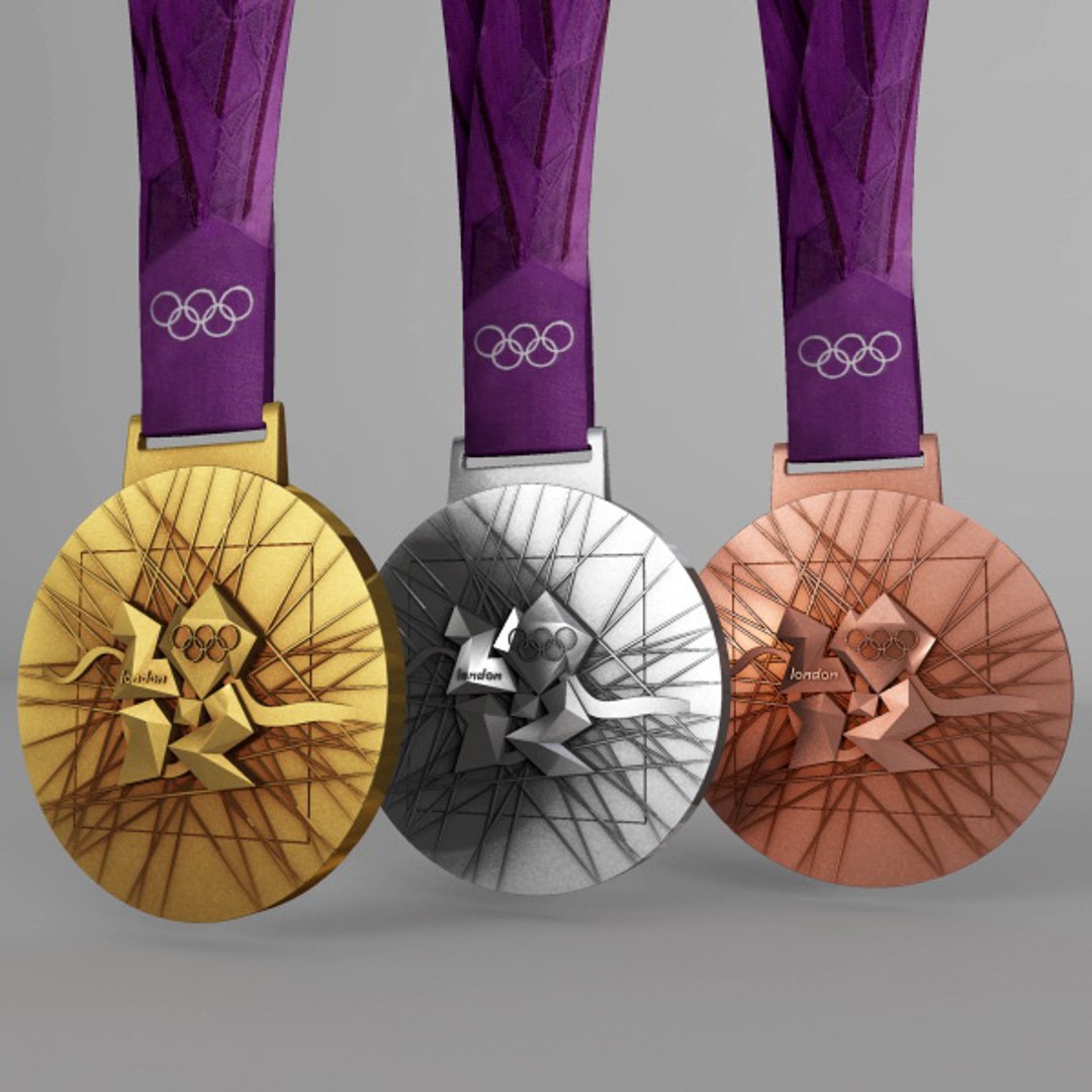 3d Model London 2012 Olympics Medals