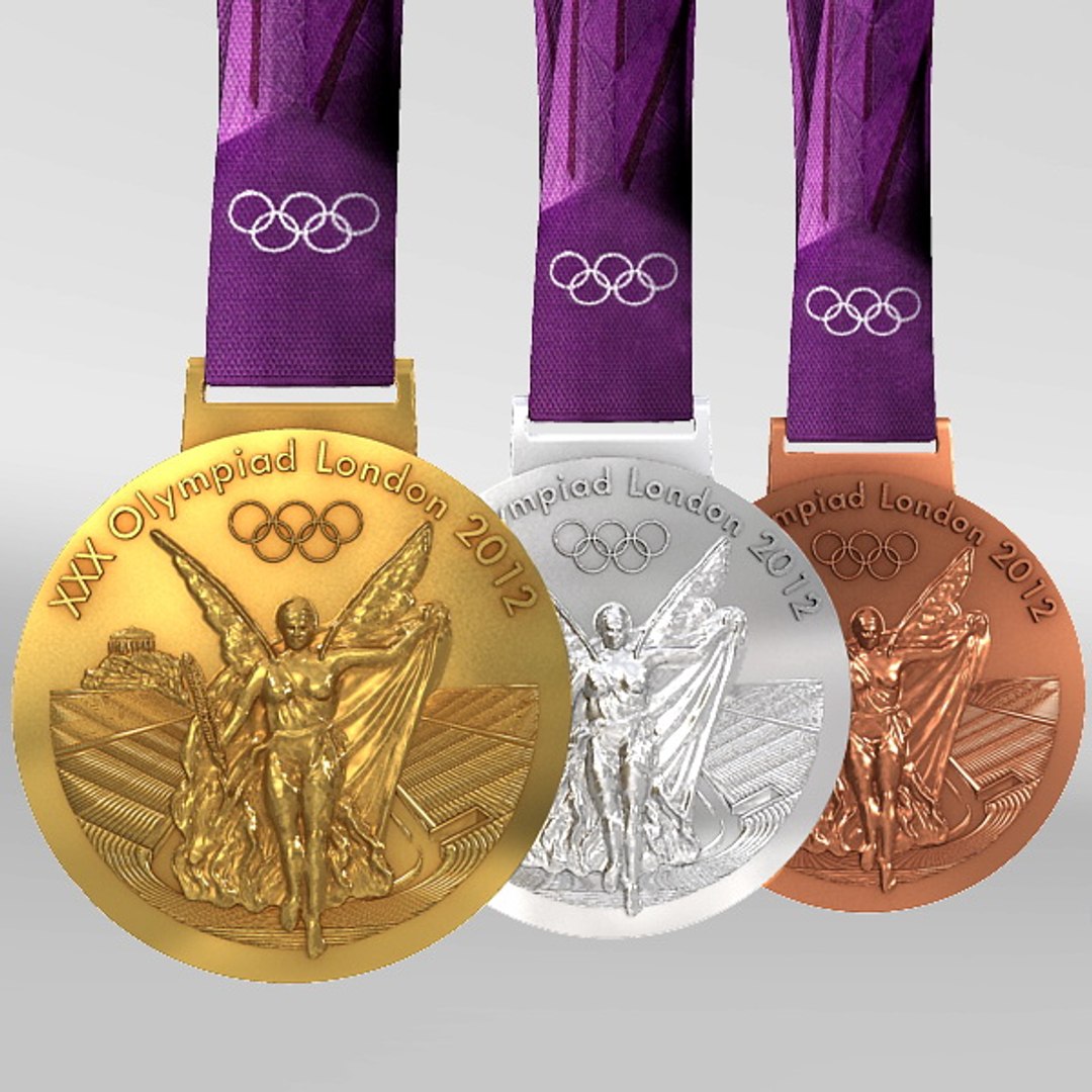 3d Model London 2012 Olympics Medals