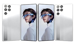 ZTE nubia RedMagic 11S Pro White 3D model