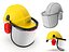 Schutzhelm mit Gesichts- und Ohrenschutz