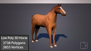 horse materials 3D model