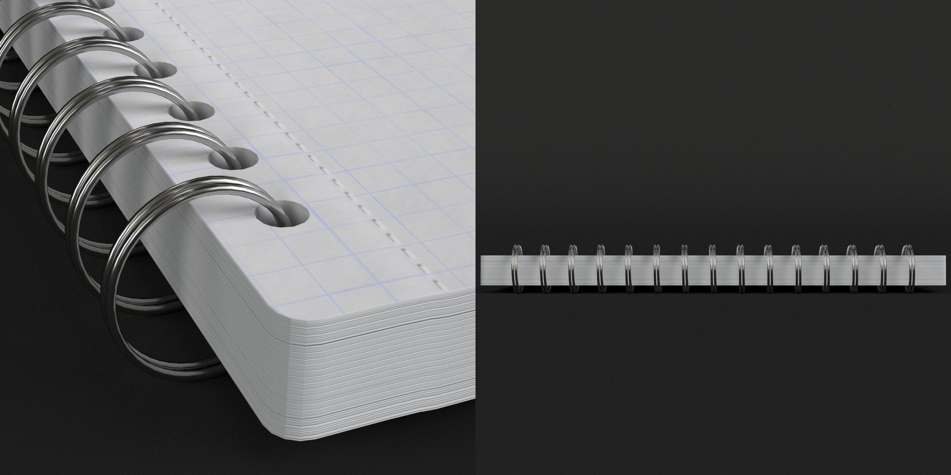 3D spiral notebook https://p.turbosquid.com/ts-thumb/Bg/r2V4ND/f4/tsspiral_notebook02/jpg/1640948038/1920x1080/fit_q87/bce78446e75eab03b7f7f6ef14fe28279a3d3d9e/tsspiral_notebook02.jpg