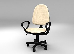 3D office chair model