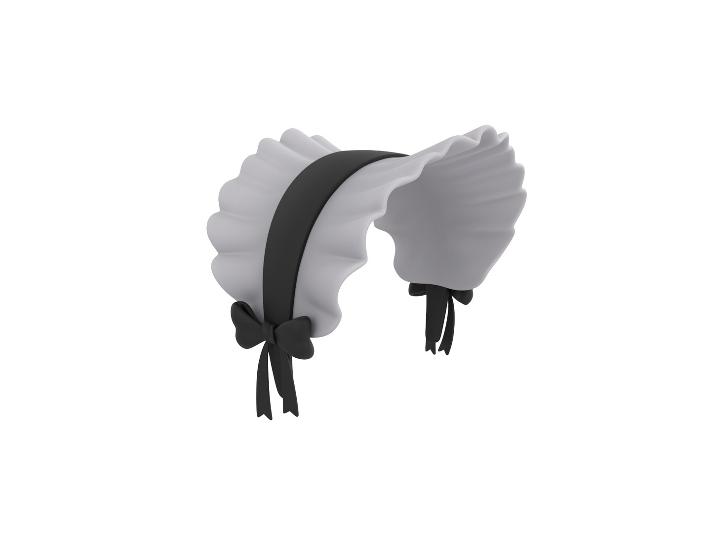 Prop095 Maid Headband 3D Model - TurboSquid 1900633