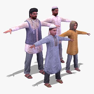 Arab Civilians (Four)