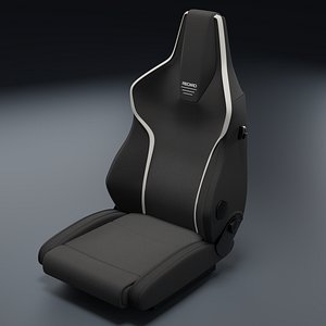 Recaro LX SF Camfort seat Brilliant Mesh Black 3D Model 2026 3D model