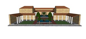 3ds max roman villa