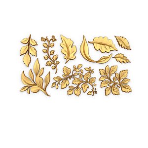 3D Acanthus Leaves Collection-02