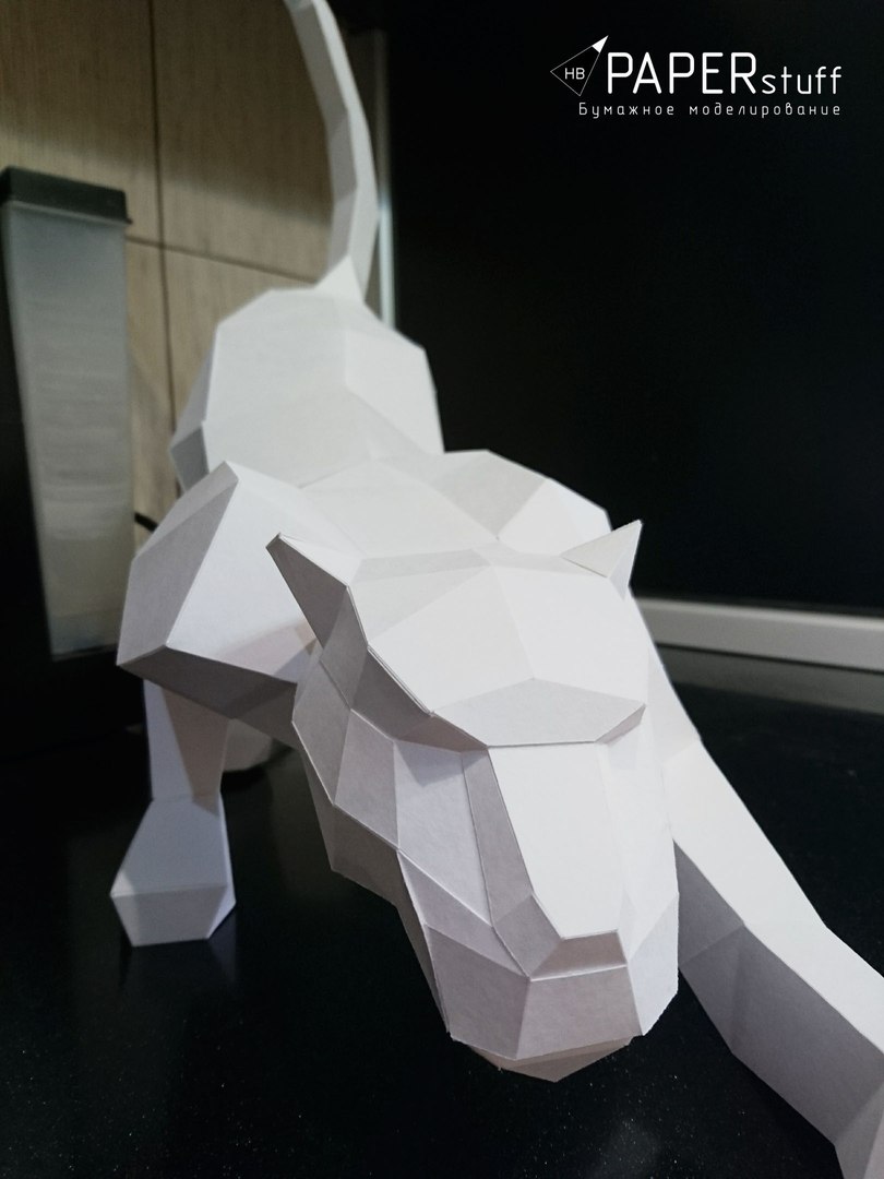 3D panther papercraft model - TurboSquid 1393291