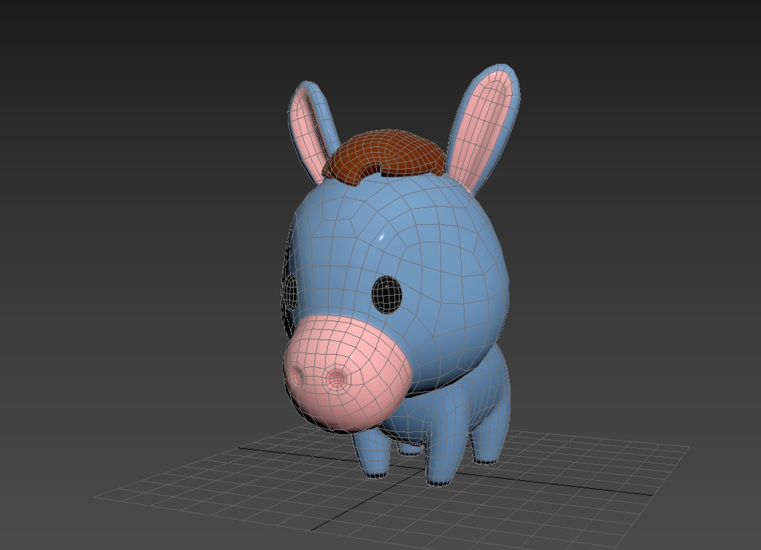 3D donkey character model https://p.turbosquid.com/ts-thumb/Bh/CRIkAW/6V/xx__0001_layer2/jpg/1607750859/1920x1080/fit_q87/3a801d14e1eca053007f862e7dc06379c6c4cbbd/xx__0001_layer2.jpg