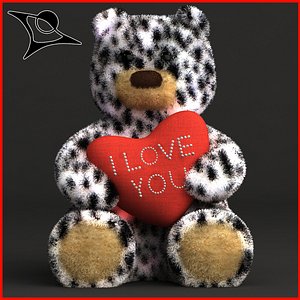 3d teddy bear model