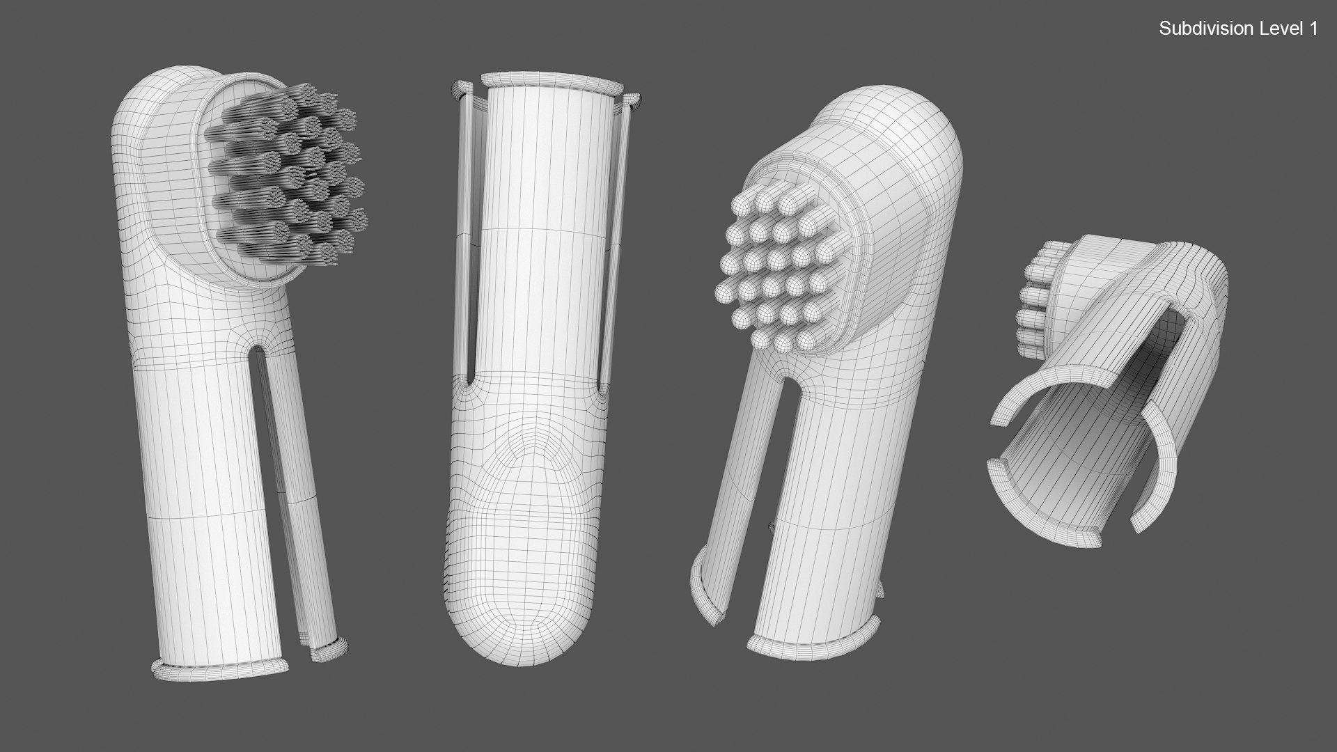 Pet Toothbrushes 02 3D Model - TurboSquid 2005215