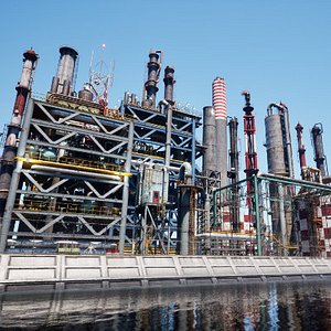Industrial Refinery 3D