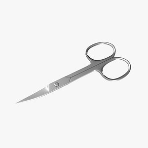 manicure scissors 3D model