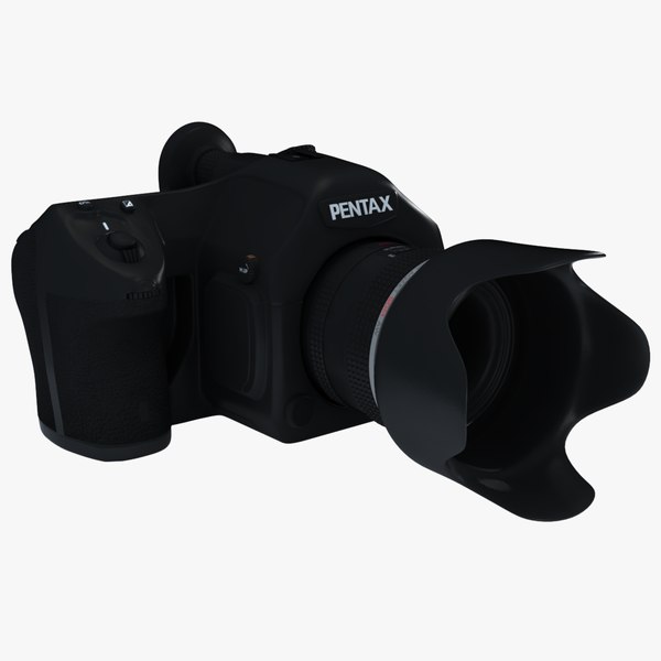 pentax 645d camera 3d model