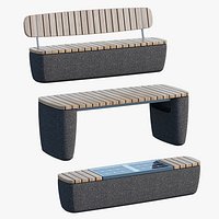 Bien solar bench