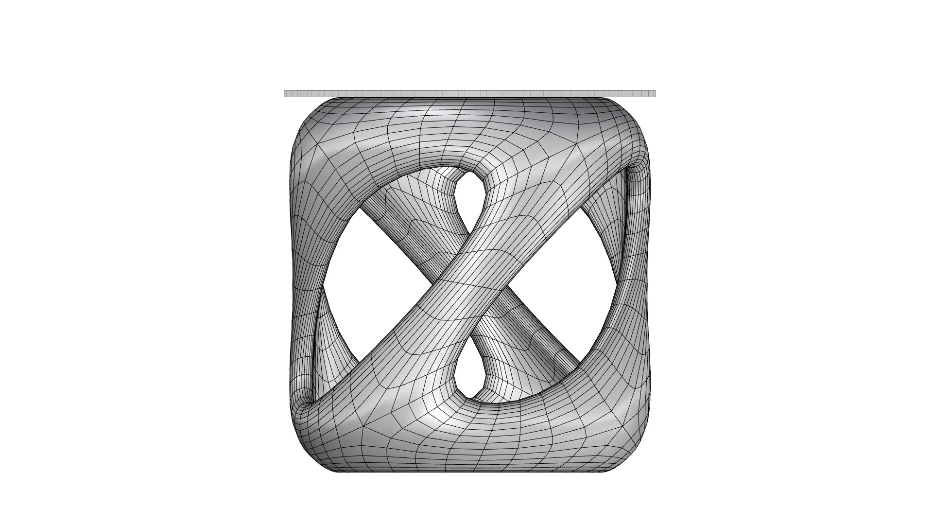 Twisted Table LOW Density 3D Model - TurboSquid 2179207