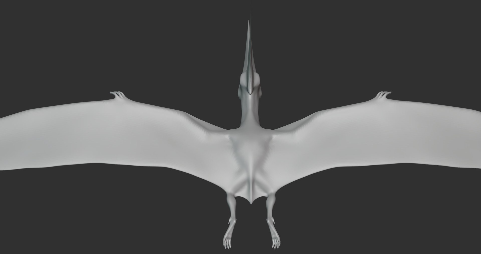 modèle 3D de Nyctosaure Basemesh Low Poly - TurboSquid 1995171