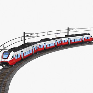 3D siemens mireo oebb cityjet - electric passenger train