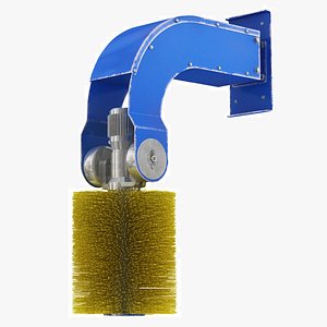3D Cow Farm Brush model