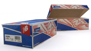 3d model new shoe box 1