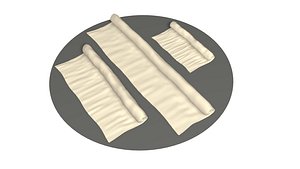 3D model carpet rug fabric