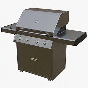 Gas Grill 1 Basic 3D