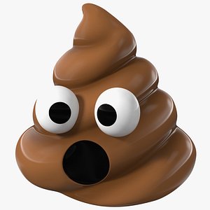 Open Mouth Poop Emoji Smile
