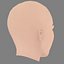 Emilia McCarthy Head - No Hair - Low poly head for game
