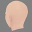 Emilia McCarthy Head - No Hair - Low poly head for game