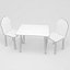 Kids table with chairs 04 by 3DRivers