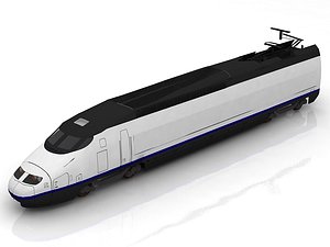 3D Siemens AVE S103 High Speed Train