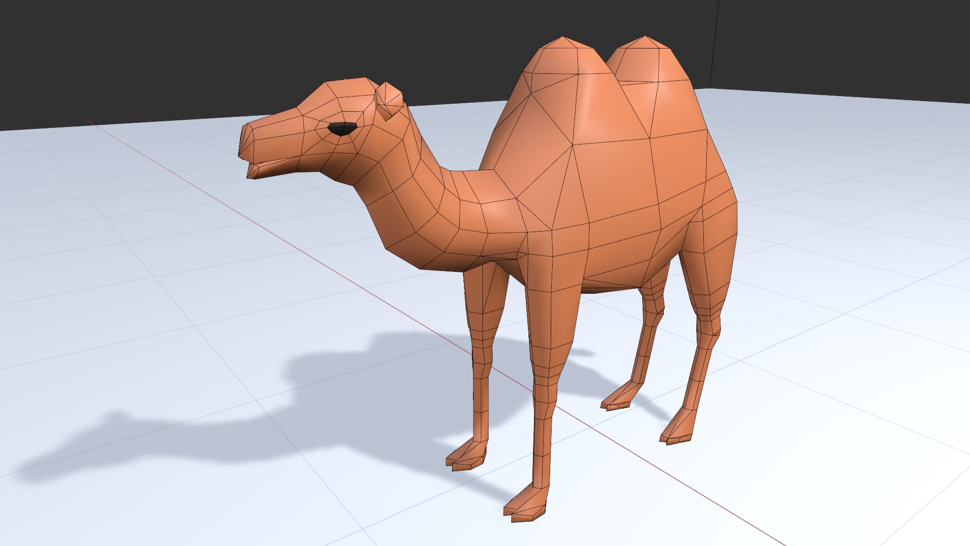 3D Model Camel Low Poly Base Mesh - TurboSquid 1822223