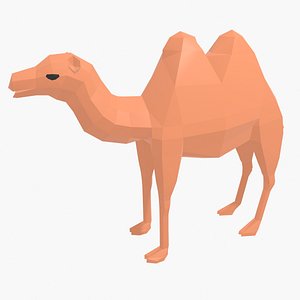 3D model Camel Low Poly Base Mesh