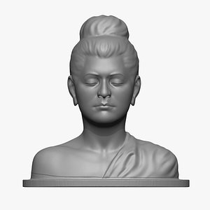3D Gautama Buddha statue