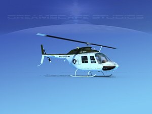3D rotor oh-58 bell 206