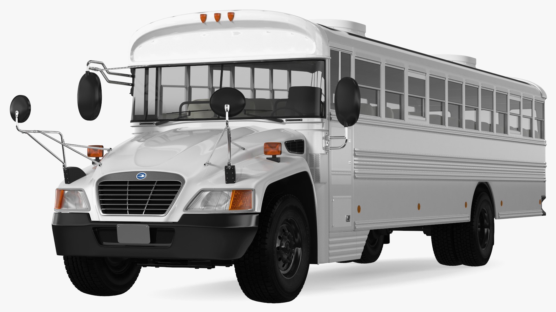 Blue Bird Vision Commercial Bus 3D model preview